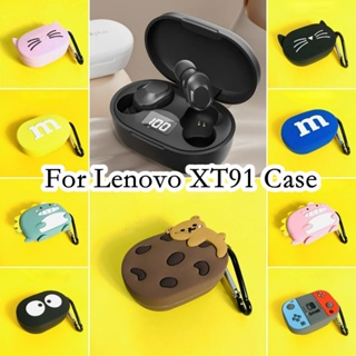 【ส่วนลด】เคสหูฟัง แบบนิ่ม กันกระแทก ลายการ์ตูน สําหรับ Lenovo XT91 Lenovo XT91