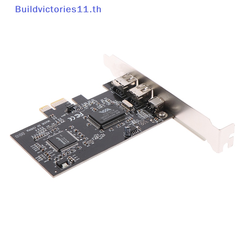 buildvictories11-การ์ดควบคุม-pcie-firewire-4-พอร์ต-สําหรับ-windows-10-ieee-1394