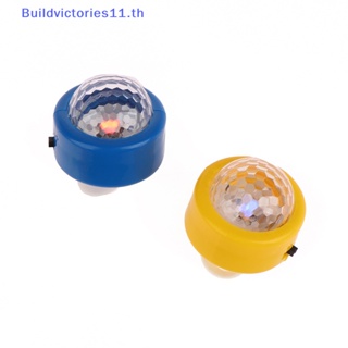 Buildvictories11 แหวนนิ้วมือ ประดับเพชรคริสตัล Led เรืองแสง 6 สี 1 ชิ้น