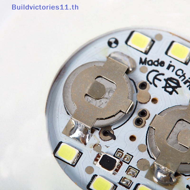 buildvictories11-สติกเกอร์ไฟ-led-6-ดวง-สว่างมาก-สําหรับติดที่รองแก้วเครื่องดื่ม-th