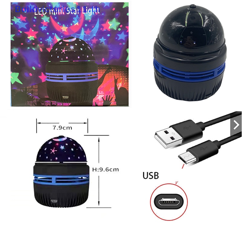 buildvictories11-ไฟดิสโก้บอล-led-usb-rgb-โปรเจคเตอร์-dj-สําหรับรถยนต์-th