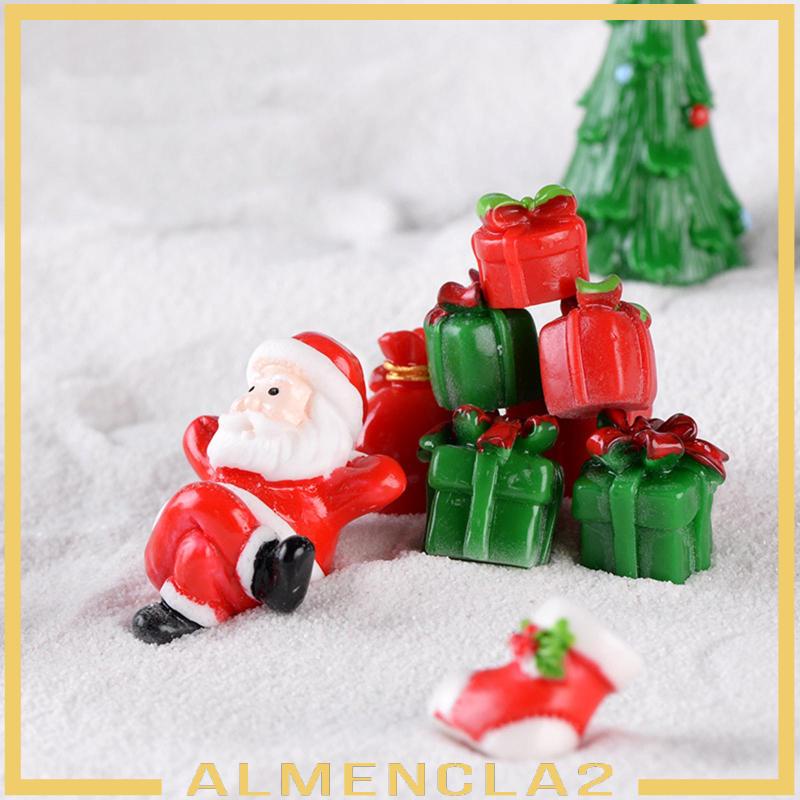 almencla2-ฟิกเกอร์ซานตาคลอส-ขนาดเล็ก-สําหรับตกแต่งสวน-คริสต์มาส-17-ชิ้น