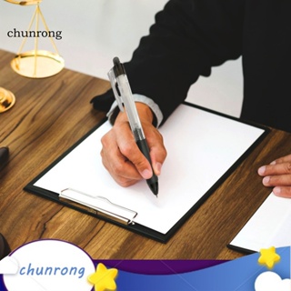 Chunrong ปากกาเจล แบบกด แห้งเร็ว ลบได้ สําหรับเขียน วาดภาพ สํานักงาน 4 ชิ้น