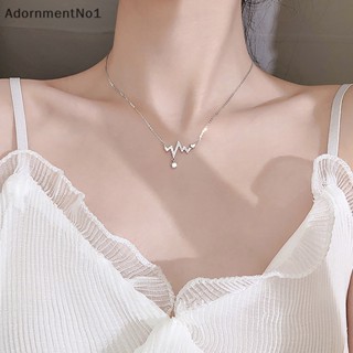 Adornmentno1 สร้อยคอโซ่ จี้รูปหัวใจ เครื่องประดับแฟชั่นสตรี สําหรับงานหมั้น งานแต่งงาน งานวันเกิด