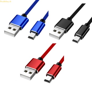 (ลดราคาสูง) Doublebuy สายชาร์จ USB เป็น Mini USB แบบถัก ชาร์จเร็ว สําหรับกล้องดิจิทัล GPS