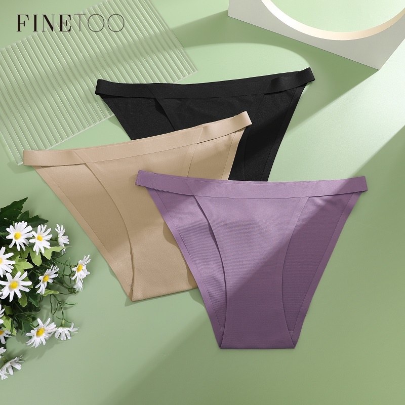 finetoo-กางเกงชั้นใน-บิกินี่-ผ้าฝ้าย-ยืดหยุ่น-ไร้รอยต่อ-สําหรับผู้หญิง