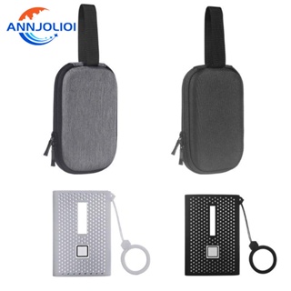 Ann กระเป๋าเคส EVA SSD แบบพกพา และฝาครอบซิลิโคน สําหรับ Sam sung T7