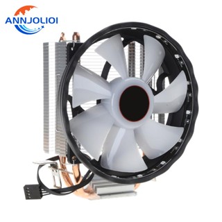 Ann พัดลมระบายความร้อนฮีทซิงค์ CPU ท่อทองแดง สําหรับ Aurora Light Cooling Fan 90 มม. LGA 2011