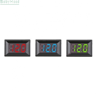 【Big Discounts】0.36 inch LED Digital 2-line DC Voltage Table Red Blue Green DC4.5-30V Voltmeter#BBHOOD