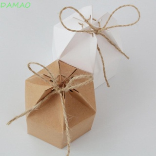 Damao กล่องขนม พร้อมเชือก 10 30 50 ชิ้น สําหรับปาร์ตี้คริสต์มาส วันวาเลนไทน์