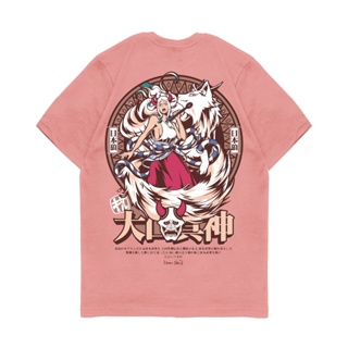 ร้อนขายผ้าฝ้ายแขนสั้น เสื้อยืดแขนสั้นลําลอง ทรงหลวม พิมพ์ลายกราฟฟิค ONE PIECE Yamato พลัสไซซ์ สําหรับผู้ชาย และผู้หญิง