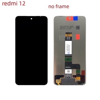 อะไหล่หน้าจอสัมผัสดิจิทัล LCD 6.79 นิ้ว แบบเปลี่ยน สําหรับ Xiaomi Redmi 12 23053RN02A Redmi 12