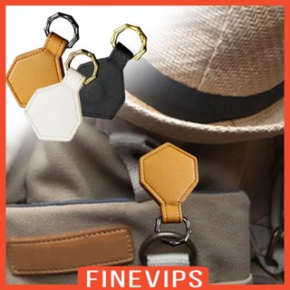 [Finevips] คลิปหนีบหมวก หนัง PU สําหรับเดินทาง