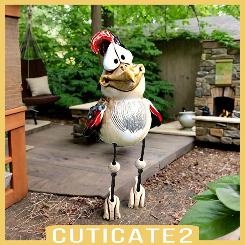 cuticate2-รูปปั้นไก่เรซิ่น-สําหรับตกแต่งสวน