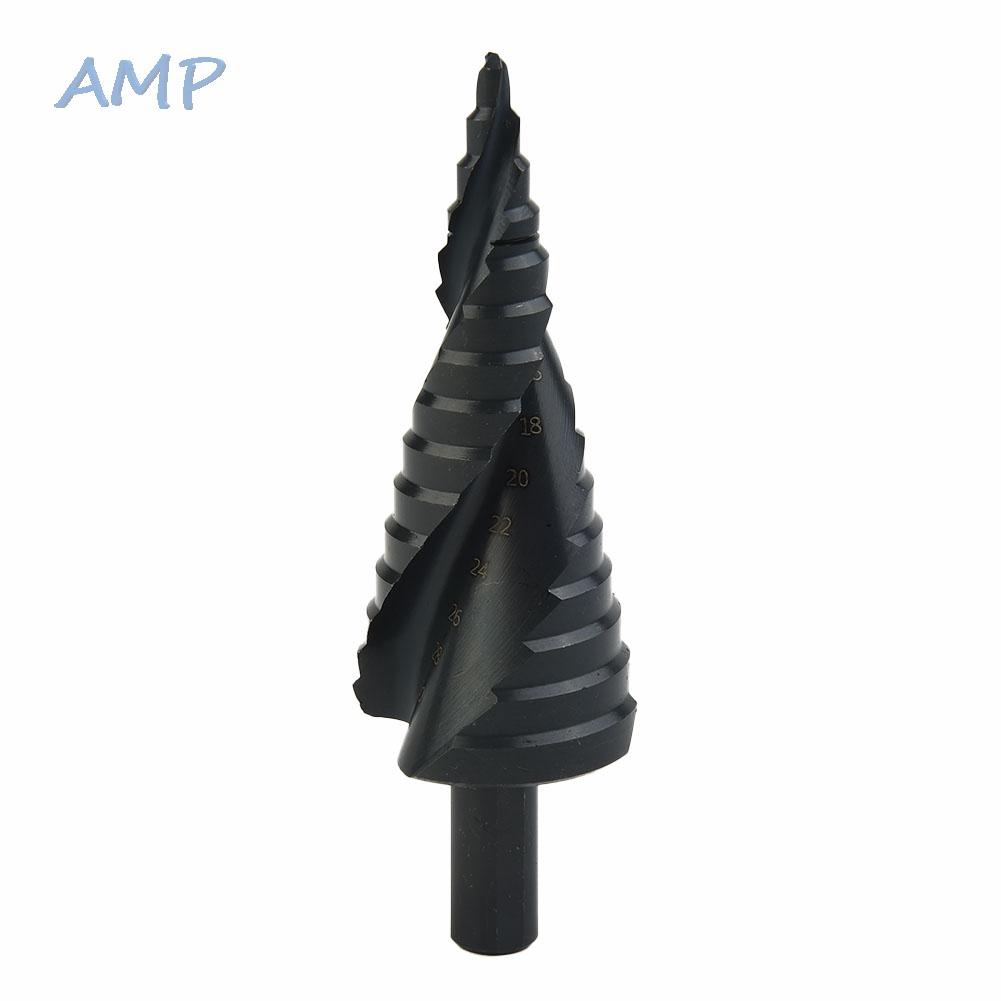 new-8-spiral-step-drill-black-high-hardness-hss-spiral-triangle-round-handle