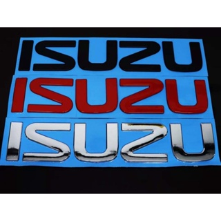 Logo isuzu ติดรถบรรทุก โลโก้ isuzu อีซูซุ size: ใหญ่ **สีแดง **สีดำ** สีชุบโครเมี่ยม**เลือกสีได้ * จำนวน 1 ตัว***ราคาถูก