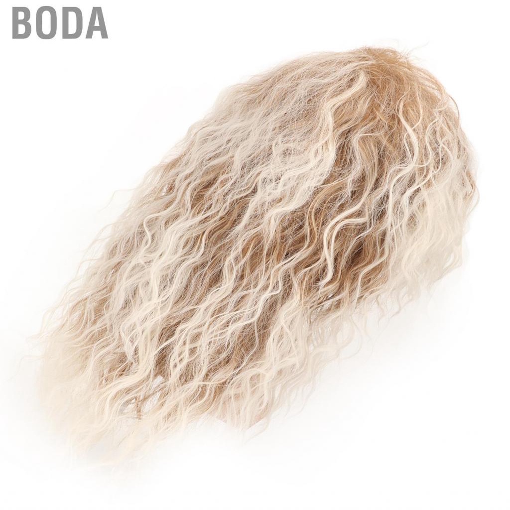 boda-men-long-curly-hair-wig-safe-high-density-easy-to-care-temperature-silk-light-blonde-and-brown-wear-resistant-cyberpunk-for-halloween