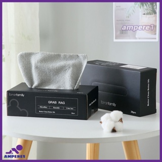 20ชิ้น/กล่องผ้าขนหนูสกัดที่แข็งแกร่งไมโครไฟเบอร์ดูดซับขี้เกียจถูผ้าเช็ดทำความสะอาดจานในครัวทิ้ง/ใช้ซ้ำได้-AME1 -AME1
