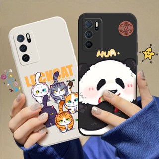 เคสโทรศัพท์ TPU แบบนิ่ม ลายการ์ตูนแมว สําหรับ OPPO A16 C_A8