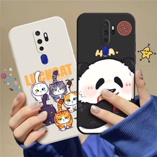 เคสโทรศัพท์มือถือแบบนิ่ม TPU ลายการ์ตูนแมว C_A8 สําหรับ OPPO A5 2020 OPPO A9 2020