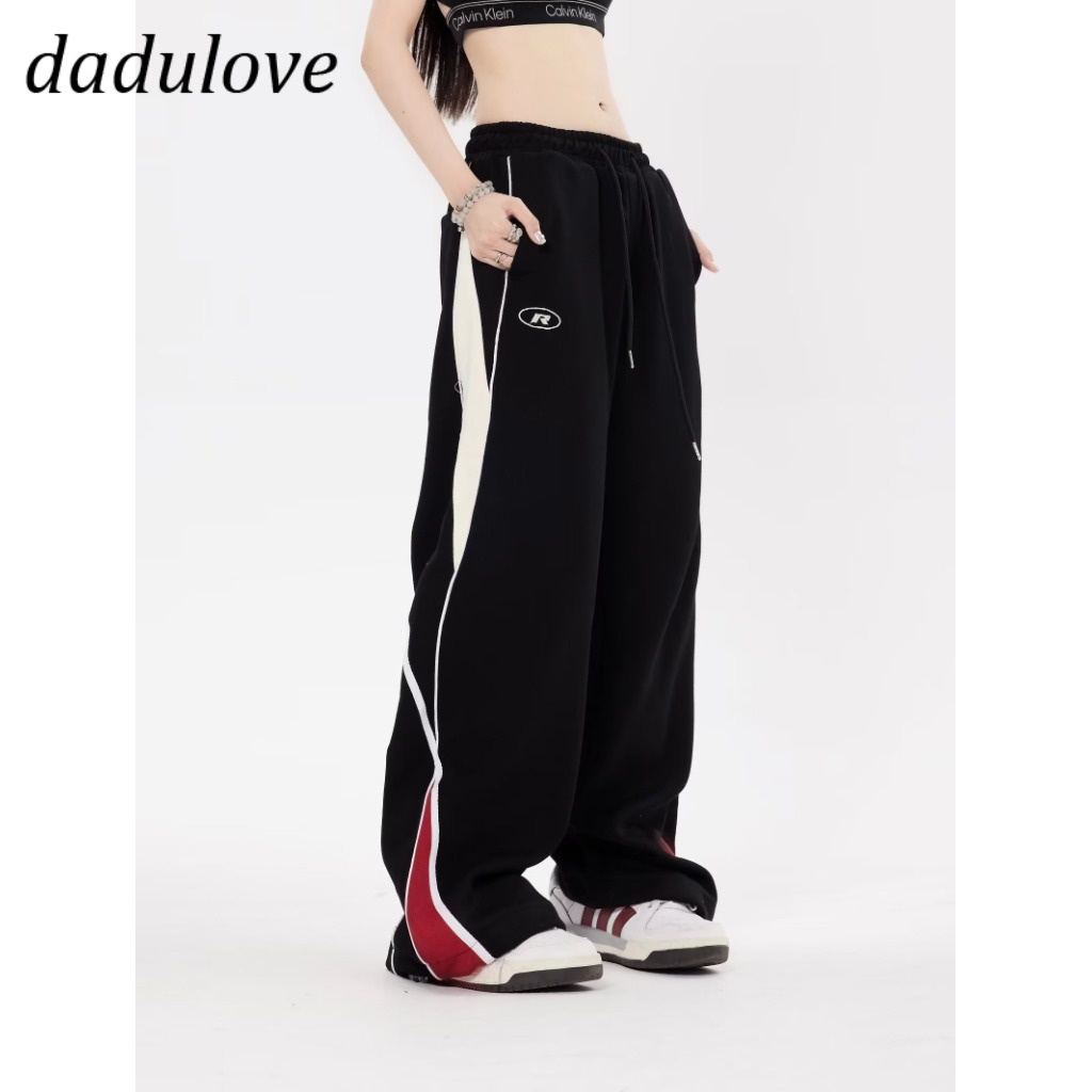 dadulove-new-american-ins-high-street-retro-striped-casual-pants-niche-high-waist-sports-pants-large-size-trousers