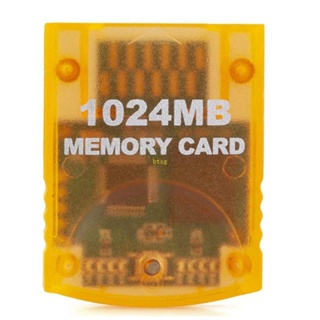 Btsg การ์ดหน่วยความจํา 1024MB สําหรับ Wii Console Memory Storage Card Saver-GameCube GC