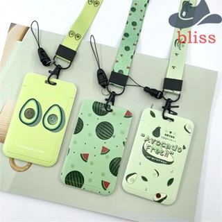 เคสใส่บัตรพนักงาน ลายผลไม้ สตรอเบอร์รี่ พร้อมสายคล้อง สําหรับสํานักงาน