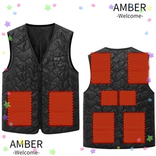 Amber เสื้อแจ็กเก็ต กันลม ทําความร้อน 8 พื้นที่ ให้ความอบอุ่น แฟชั่นฤดูหนาว สําหรับผู้หญิง