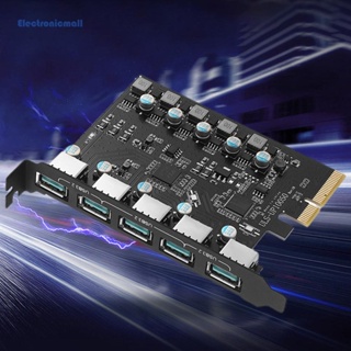 [ElectronicMall01.th] การ์ดควบคุมฮับ PCI-E Express 20Gbps PCI-E เป็น USB3.2 Gen 5 4 พอร์ต AU