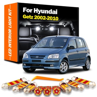 ชุดหลอดไฟอ่านหนังสือ Led แคนบัส 8 ชิ้น สําหรับ Hyundai Getz 2002 2003 2004 2005 2006 2007 2008 2009 2010