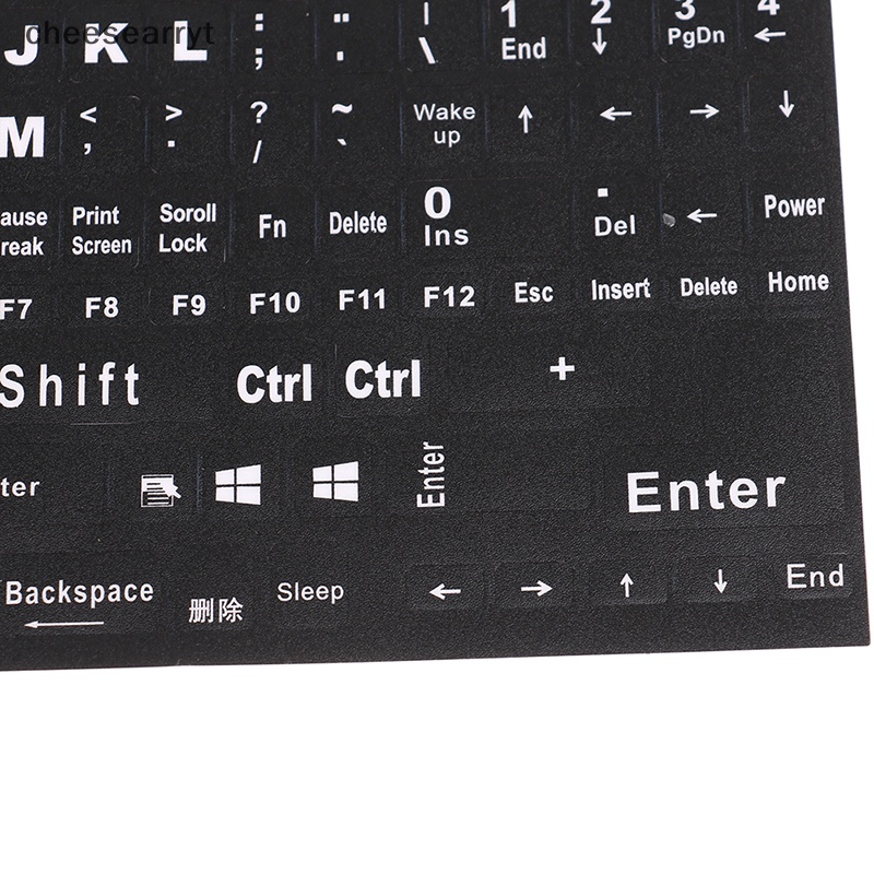 สติกเกอร์คีย์บอร์ด-ภาษาอังกฤษ-สีโปร่งใส-สําหรับตกแต่งคอมพิวเตอร์-โน๊ตบุ๊ค