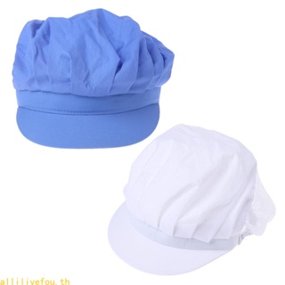 หมวกเชฟ ผ้าตาข่าย ป้องกันฝุ่น เหมาะกับใส่ทํางานในห้องครัว โรงแรม โรงงาน สําหรับผู้หญิง