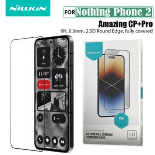 NILLKIN ฟิล์มกระจกนิรภัยกันรอยหน้าจอ แบบบางพิเศษ 0.33 มม. 2.5D 9H สําหรับ Nothing Phone 2