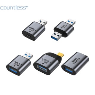 อะแดปเตอร์แปลง USB 3.1 Type C 10Gbps Mini Male Female USB 3.1 Gen 2 ความเร็วสูง สําหรับ Huawei [countless.th]