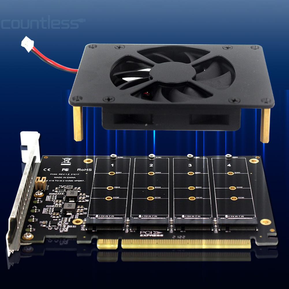 quad-อะแดปเตอร์-nvme-pcie-พร้อมฮีทซิงค์การ์ดขยาย-raid-4-x-32gbps-countless-th