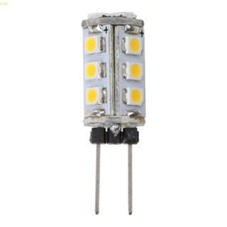 Com* G4 15 SMD หลอดไฟ LED ชิป 3528 สีขาวอบอุ่น สําหรับโคมไฟ DC 12V 3200k