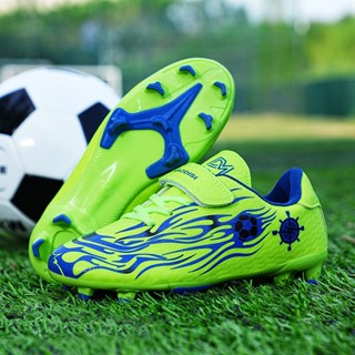 ใหม่ FG soccer shoes รองเท้าฟุตบอลกีฬากลางแจ้งสําหรับเด็ก, รองเท้าเด็ก size: 28-39