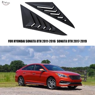 ขอบบานเกล็ดหน้าต่างรถยนต์ ด้านหลัง อุปกรณ์เสริม สําหรับ Hyundai Sonata 8Th 9Th 2011-2019 1 คู่