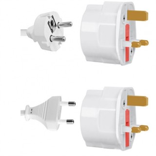 Adapter 13A 250V ABS Plastic British Standard European Style Three Pins