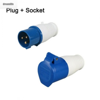 【DREAMLIFE】Industrial Waterproof Plug Socket 3 EARTH* INDUSTRIAL IP44 MALE/FEMALE