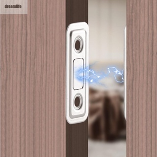 【DREAMLIFE】Cabinet Catch Black/Silver Magnet Door Stop With Screw Magnetic Door Catch