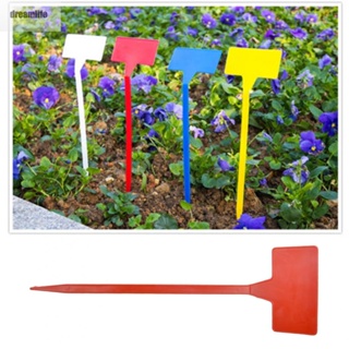 【DREAMLIFE】Gardening Label Garden Plastic Tags Upturned Marker Plant Labels Seedl