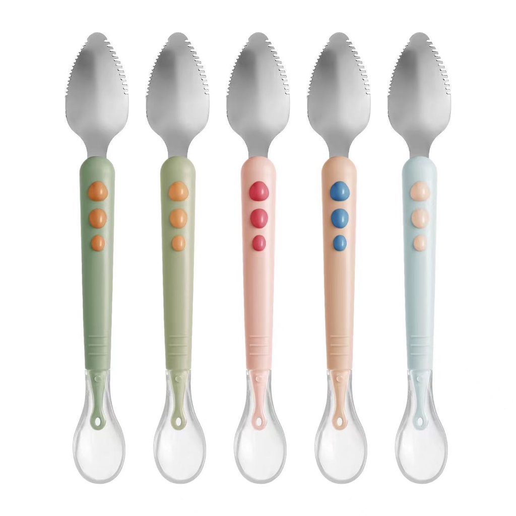 spot-second-hair-baby-spoon-baby-scraping-spoon-304-stainless-steel-double-head-spoon-fruit-puree-spoon-feeding-complementary-food-soft-spoon-8-cc