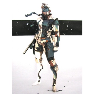 พร้อมส่ง โมเดลเรซิ่น รูปงู Mercenaries Snake Humanoid GK 1/8 สีขาว SUO5