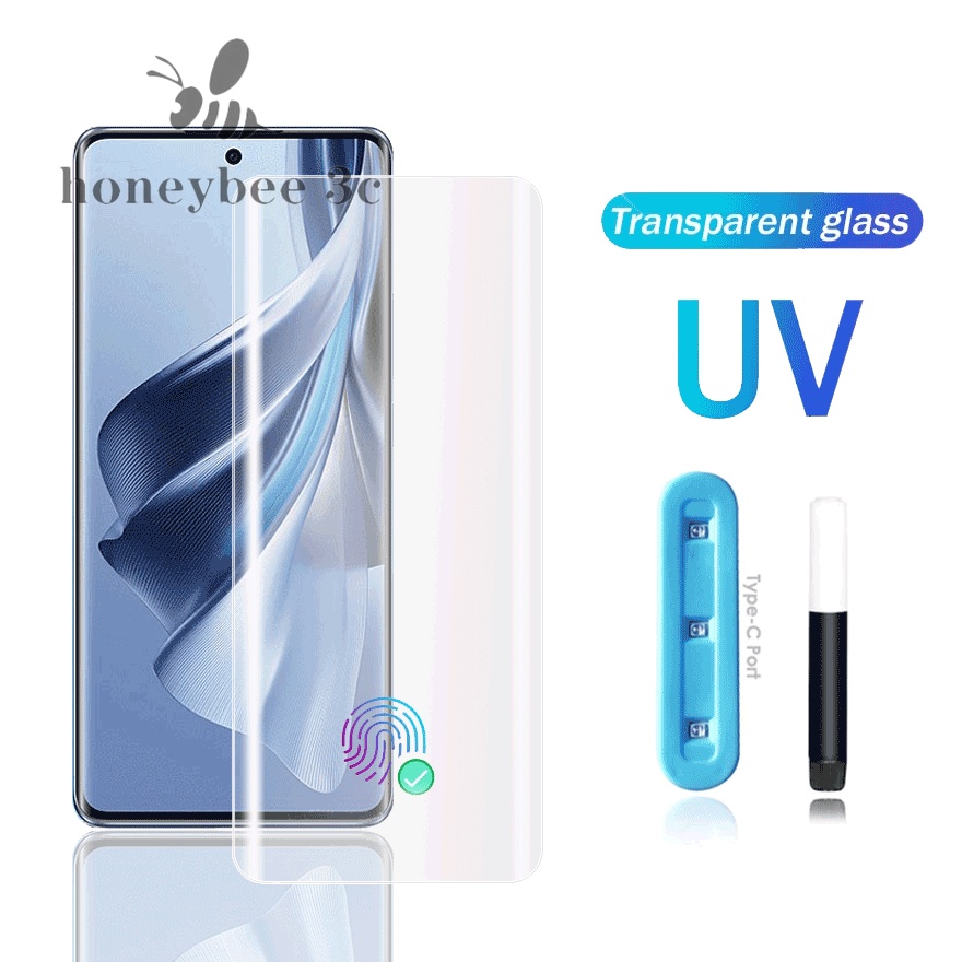 กระจกนิรภัยกันรอยหน้าจอ UV สําหรับ OPPO Reno 10 5G 10 Pro+ Reno8 T 5G 9 ...