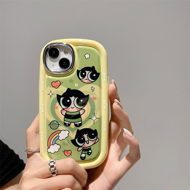 สาว-powerpuff-น่ารัก-เคสโทรศัพท์การ์ตูน-compatible-for-เคสไอโฟน11-เคสไอโฟน-13-เคสไอโฟน-12-เคสไอโฟน-14-promax-เคสไอโฟน-xr-เคสไอโฟน13promax-เคสไอโฟน-14