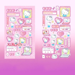 Alisond1 Kawaii Kuromi สติกเกอร์ Gooka แฮนด์เมด Guka Cinnamoroll ของเล่นการ์ตูนน่ารัก ของขวัญวันเกิด