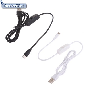 Btm สายเคเบิล USB Type-C พร้อมสวิตช์ สําหรับอุปกรณ์มือถือ ฮับ โทรศัพท์ USB-A