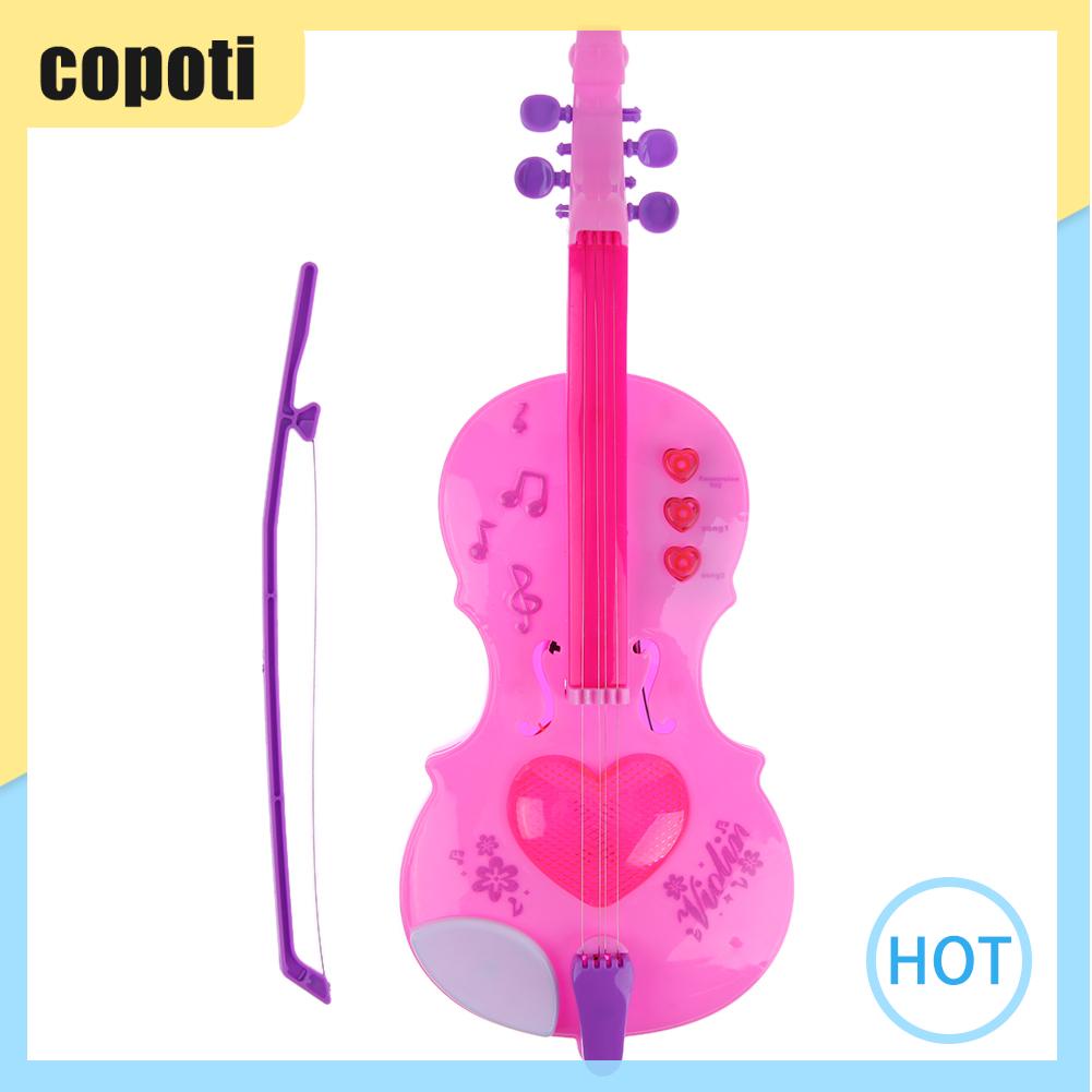 ของเล่นไวโอลิน-พลาสติก-4-สาย-พร็อพการแสดง-สําหรับเทศกาล-copoti-th
