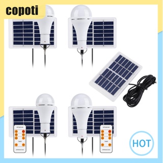 หลอดไฟพลังงานแสงอาทิตย์ 20 COB LED 5 โหมด แบบชาร์จ USB สําหรับตั้งแคมป์ [copoti.th]